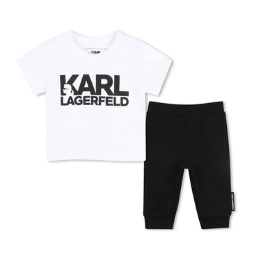 KARL LAGERFELD Pantalon y playera para bebe, set